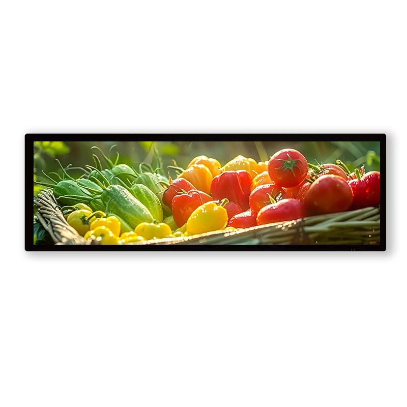 28 .6 ইঞ্চি LCD বাৰ প্ৰদৰ্শন ডাবল ফেচ স্ক্ৰীণ