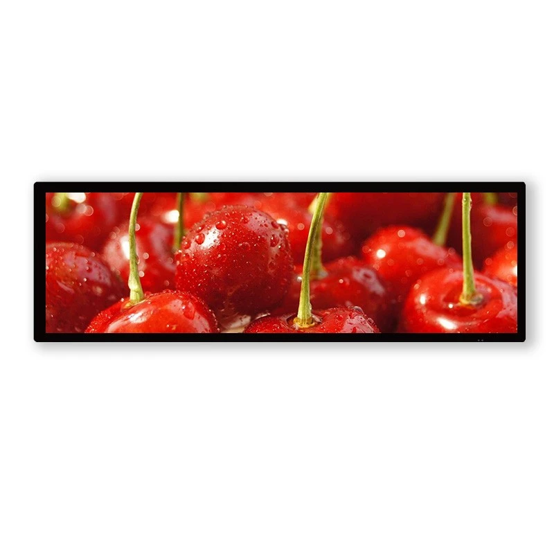 28 ইঞ্চি LCD বাৰ প্ৰদৰ্শন ডাবল মুখৰ পৰ্দা